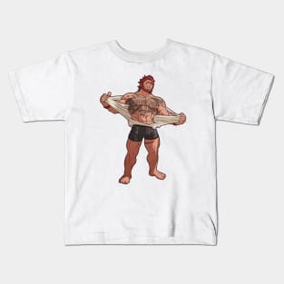 T-shirt ripped appart +Iskandar FGO+ Kids T-Shirt